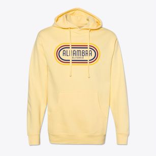 Alhambra California Color Loop Cotton Hoodie Sweatshirt