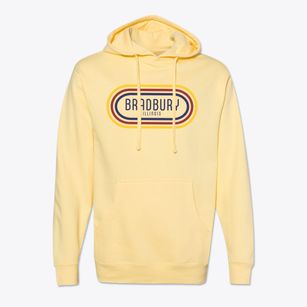Bradbury Illinois Color Loop Cotton Hoodie Sweatshirt