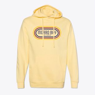 Morro Bay California Color Loop Cotton Hoodie Sweatshirt