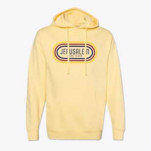 Jerusalem Rhode Island Color Loop Cotton Hoodie Sweatshirt