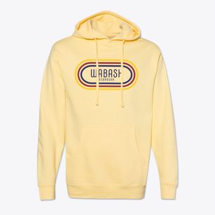 Wabash Nebraska Color Loop Cotton Hoodie Sweatshirt
