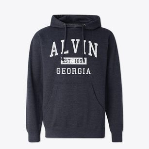 Alvin Georgia Classic Established Cotton Hoodie Sweatshirt