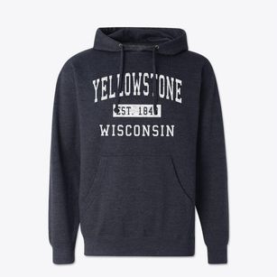 Yellowstone Wisconsin Classic Established Cotton Hoodie Sweatshirt