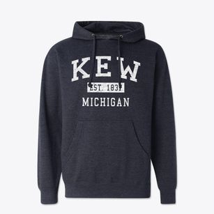 Kew Michigan Classic Established Cotton Hoodie Sweatshirt