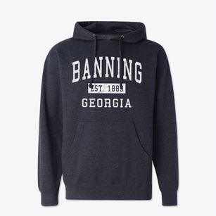 Banning Georgia Classic Established Cotton Hoodie Sweatshirt
