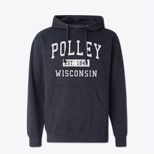 Polley Wisconsin Classic Established Cotton Hoodie Sweatshirt