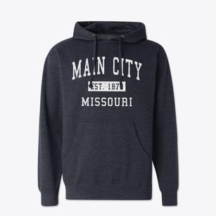 Main City Missouri Classic Established Cotton Hoodie Sweatshirt