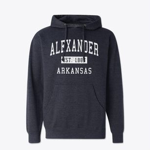 Alexander Arkansas Classic Established Cotton Hoodie Sweatshirt