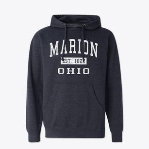 Marion Ohio Classic Established Cotton Hoodie Sweatshirt