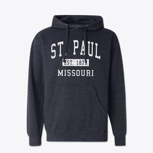 St. Paul Missouri Classic Established Cotton Hoodie Sweatshirt