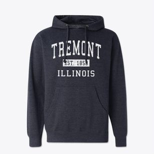 Tremont Illinois Classic Established Cotton Hoodie Sweatshirt