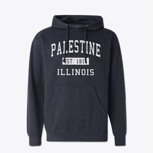 Palestine Illinois Classic Established Cotton Hoodie Sweatshirt