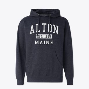 Alton Maine Classic Established Cotton Hoodie Sweatshirt