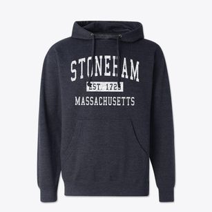 Stoneham Massachusetts Classic Established Cotton Hoodie Sweatshirt