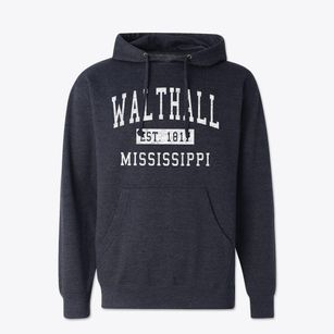 Walthall Mississippi Classic Established Cotton Hoodie Sweatshirt