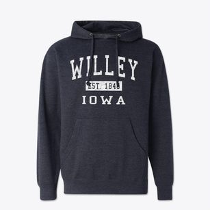 Willey Iowa Classic Established Cotton Hoodie Sweatshirt