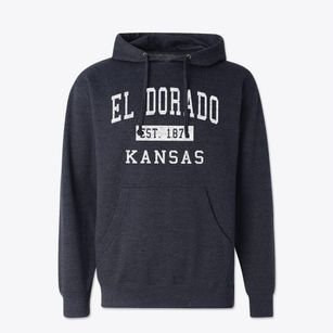 El Dorado Kansas Classic Established Cotton Hoodie Sweatshirt