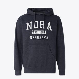 Nora Nebraska Classic Established Cotton Hoodie Sweatshirt