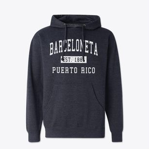 Barceloneta Puerto Rico Classic Established Cotton Hoodie Sweatshirt