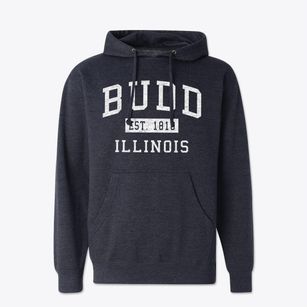 Budd Illinois Classic Established Cotton Hoodie Sweatshirt