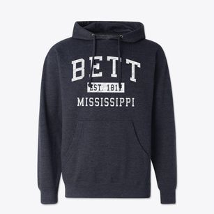 Bett Mississippi Classic Established Cotton Hoodie Sweatshirt