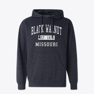 Black Walnut Missouri Classic Established Cotton Hoodie Sweatshirt