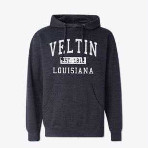 Veltin Louisiana Classic Established Cotton Hoodie Sweatshirt