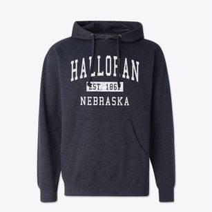 Halloran Nebraska Classic Established Cotton Hoodie Sweatshirt
