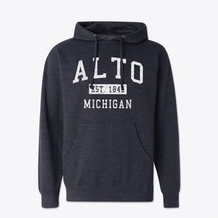 Alto Michigan Classic Established Cotton Hoodie Sweatshirt