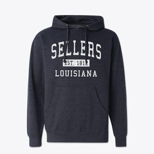 Sellers Louisiana Classic Established Cotton Hoodie Sweatshirt