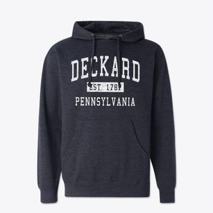 Deckard Pennsylvania Classic Established Cotton Hoodie Sweatshirt