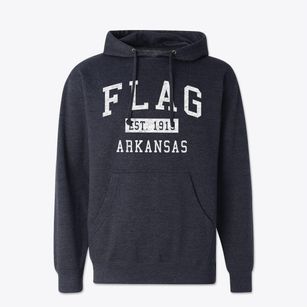 Flag Arkansas Classic Established Cotton Hoodie Sweatshirt