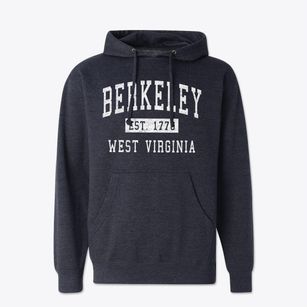 Berkeley West Virginia Classic Established Cotton Hoodie Sweatshirt