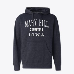Mary Hill Iowa Classic Established Cotton Hoodie Sweatshirt
