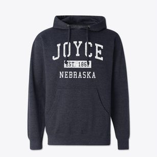 Joyce Nebraska Classic Established Cotton Hoodie Sweatshirt