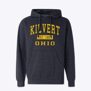 Kilvert Ohio Classic Established Cotton Hoodie Sweatshirt