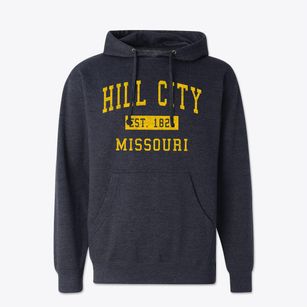 Hill City Missouri Classic Established Cotton Hoodie Sweatshirt
