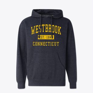 Westbrook Connecticut Classic Established Cotton Hoodie Sweatshirt