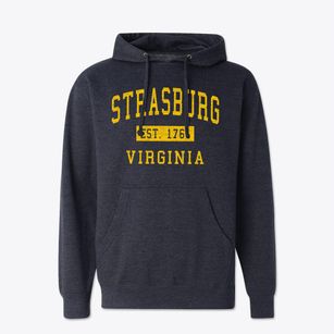 Strasburg Virginia Classic Established Cotton Hoodie Sweatshirt