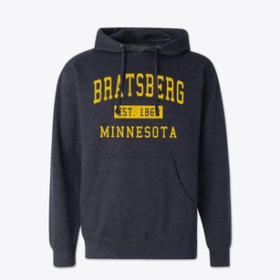 Bratsberg Minnesota Classic Established Cotton Hoodie Sweatshirt