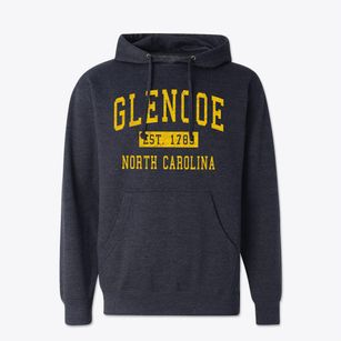 Glencoe North Carolina Classic Established Cotton Hoodie Sweatshirt