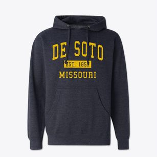 De Soto Missouri Classic Established Cotton Hoodie Sweatshirt