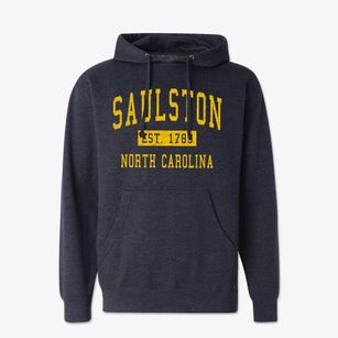 Saulston North Carolina Classic Established Cotton Hoodie Sweatshirt
