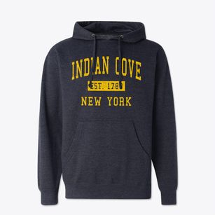 Indian Cove New York Classic Established Cotton Hoodie Sweatshirt