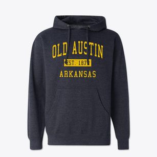 Old Austin Arkansas Classic Established Cotton Hoodie Sweatshirt