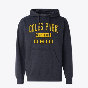 Coles Park Ohio Classic Established Cotton Hoodie Sweatshirt