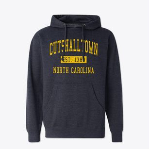 Cutshalltown North Carolina Classic Established Cotton Hoodie Sweatshirt