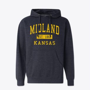 Midland Kansas Classic Established Cotton Hoodie Sweatshirt