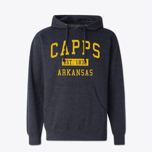 Capps Arkansas Classic Established Cotton Hoodie Sweatshirt
