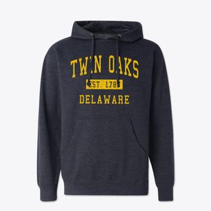 Twin Oaks Delaware Classic Established Cotton Hoodie Sweatshirt